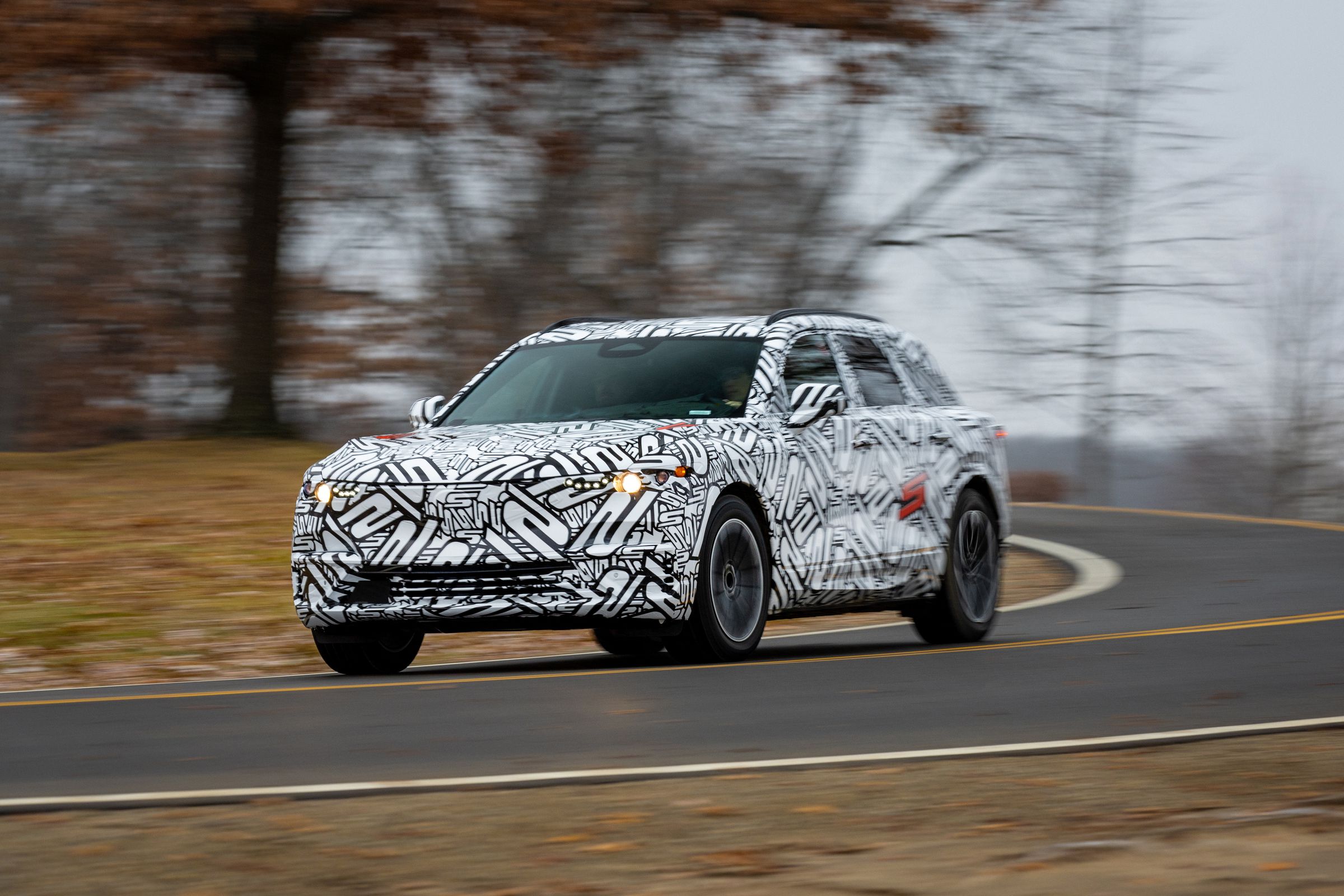 Acura ZDX in camouflage