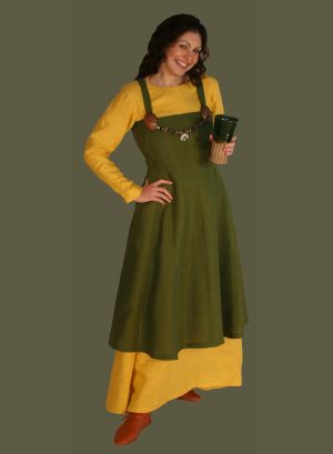 10-11th c. Linen Apron Dress