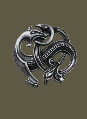 Dragon Knotwork Brooch