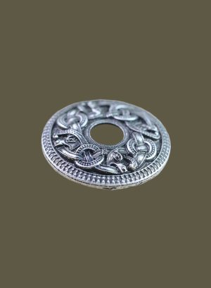 Small Round Dragon Brooch