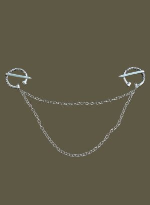 Medieval Cloak Chain Closure Set