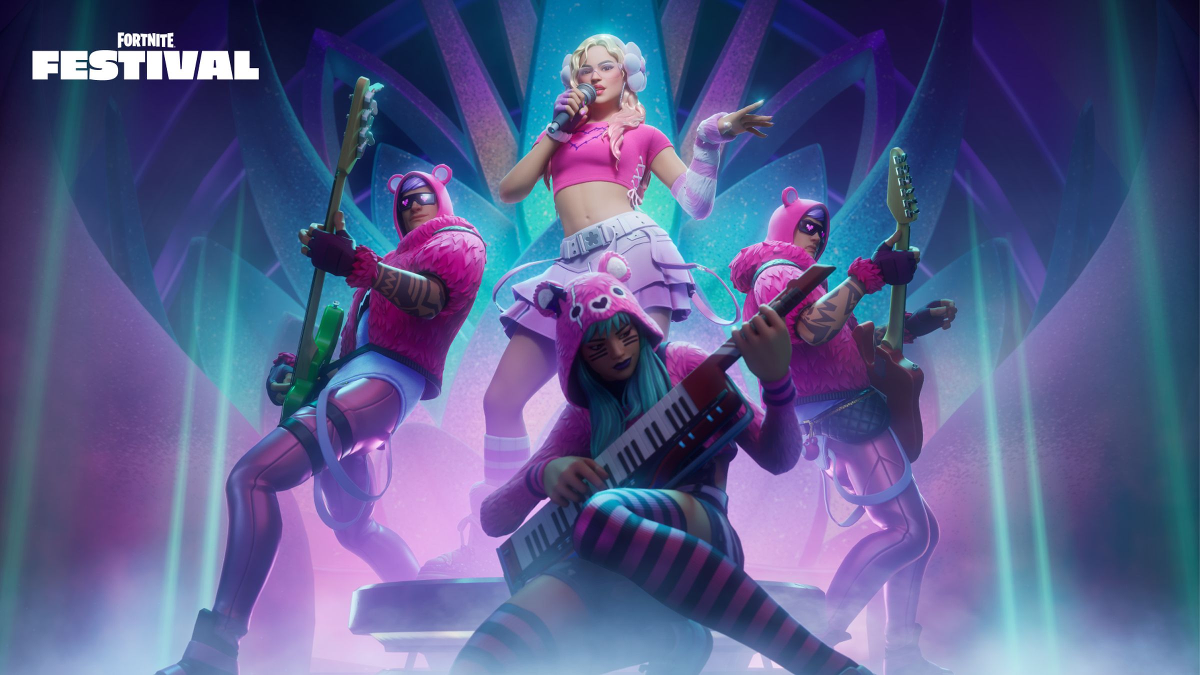 Promotional art for Karol G in Fortnite Festival.