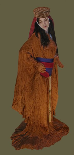 12th-13th C. Medieval Bliaut Full Wardrobe