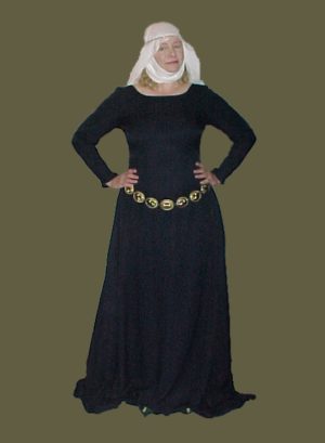 14th c. Silk Backlaced Gown