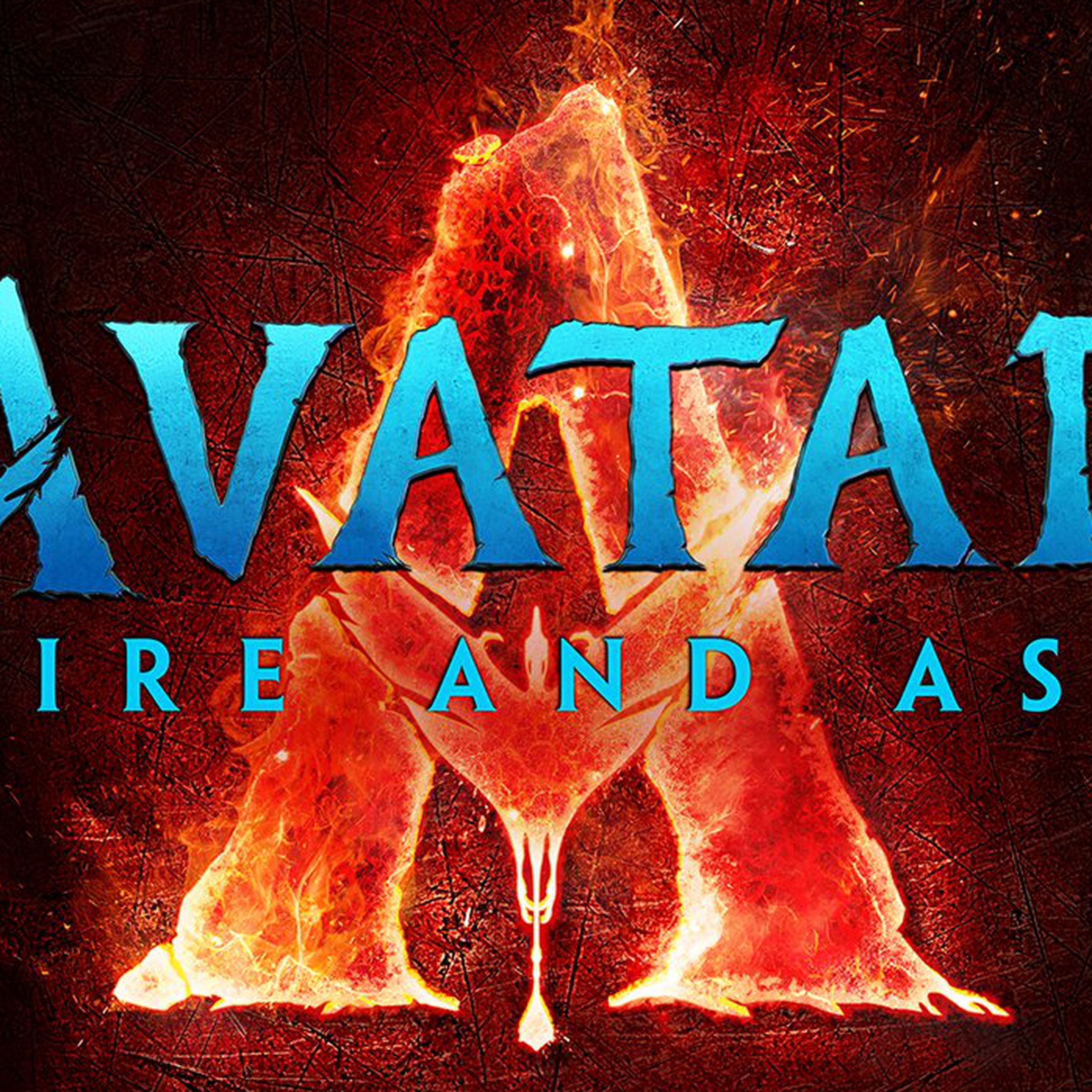 The title card for Avatar: Fire and Ash.