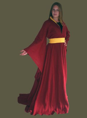 CLEARANCE Womens 15th C. Linen Houppelande