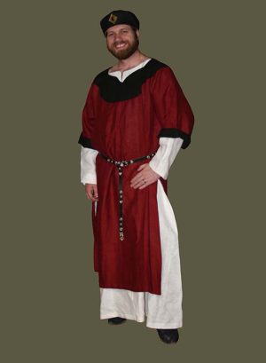 12th- 13th Century Mens Linen Supertunic
