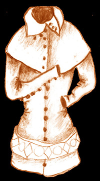 sketch_Cotehardie_ShortTailHood_c1350